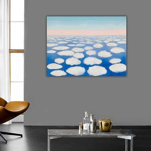 Georgia O&#39;Keeffe Clouds & Sky Canvas Wall Art, Giclee Wall art, Canvas Gift Decor, Reproduction Print, Abstract Print, Modern Canvas Decor