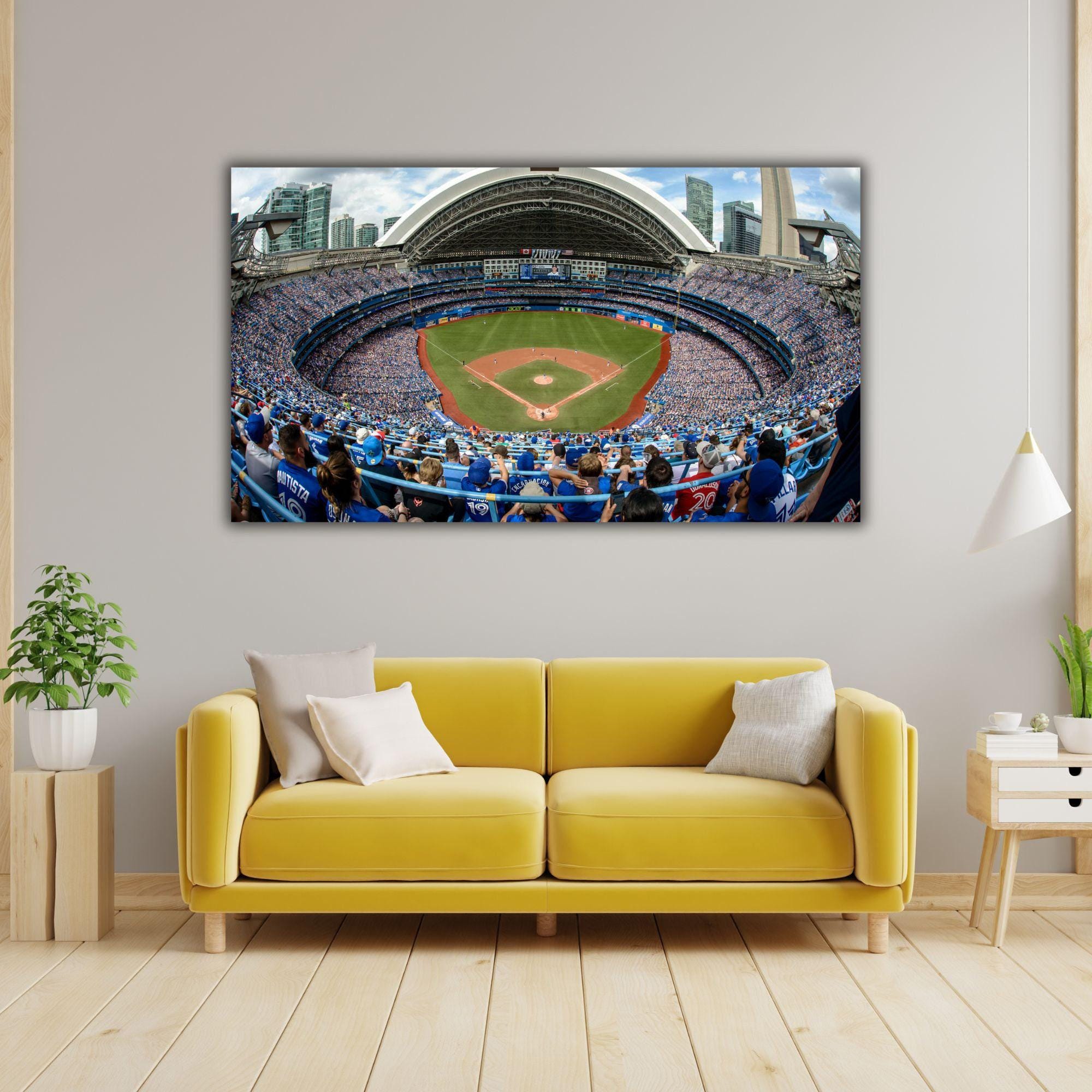 Rogers Centre Canvas Art, Toronto Blue Jays Poster, MLB Stadium