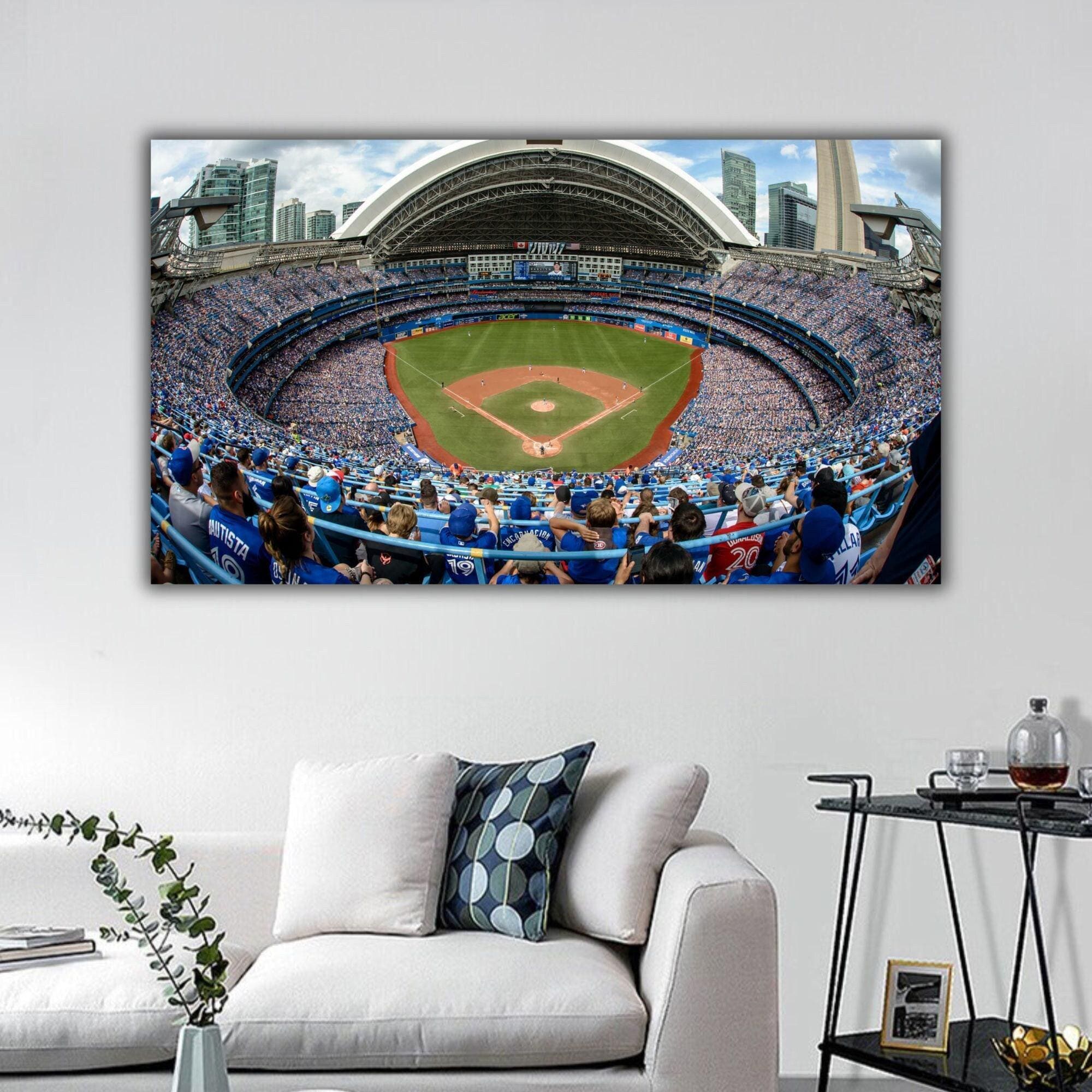 Rogers Centre Canvas Art, Toronto Blue Jays Poster, MLB Stadium