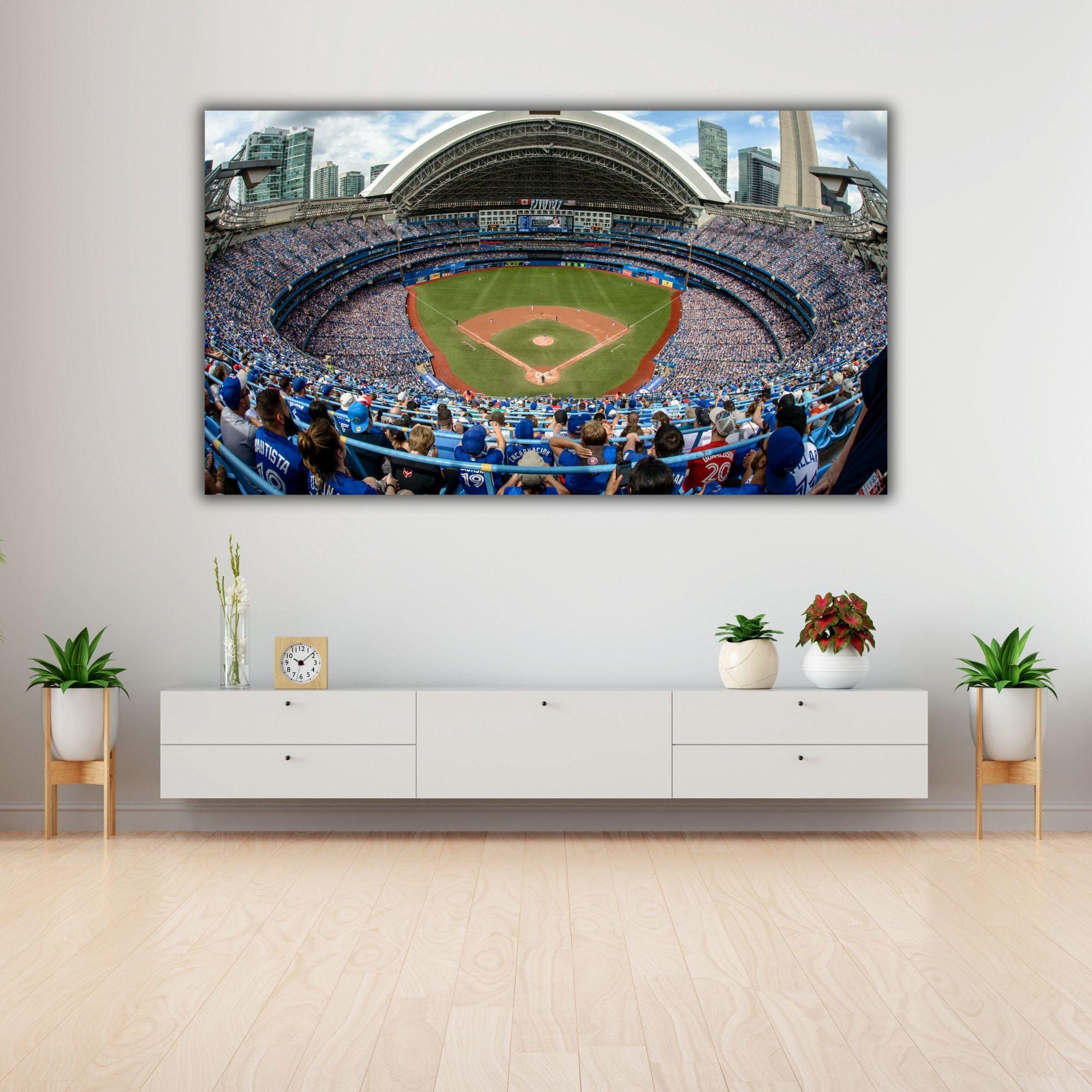 Rogers Centre Canvas Art, Toronto Blue Jays Poster, MLB Stadium