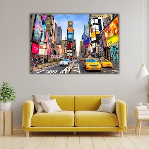 New York City Manhattan Wall Art, Manhattan Canvas Print, New York Skyline Wall Art, Manhattan Poster, New York Street Art, New York Skyline