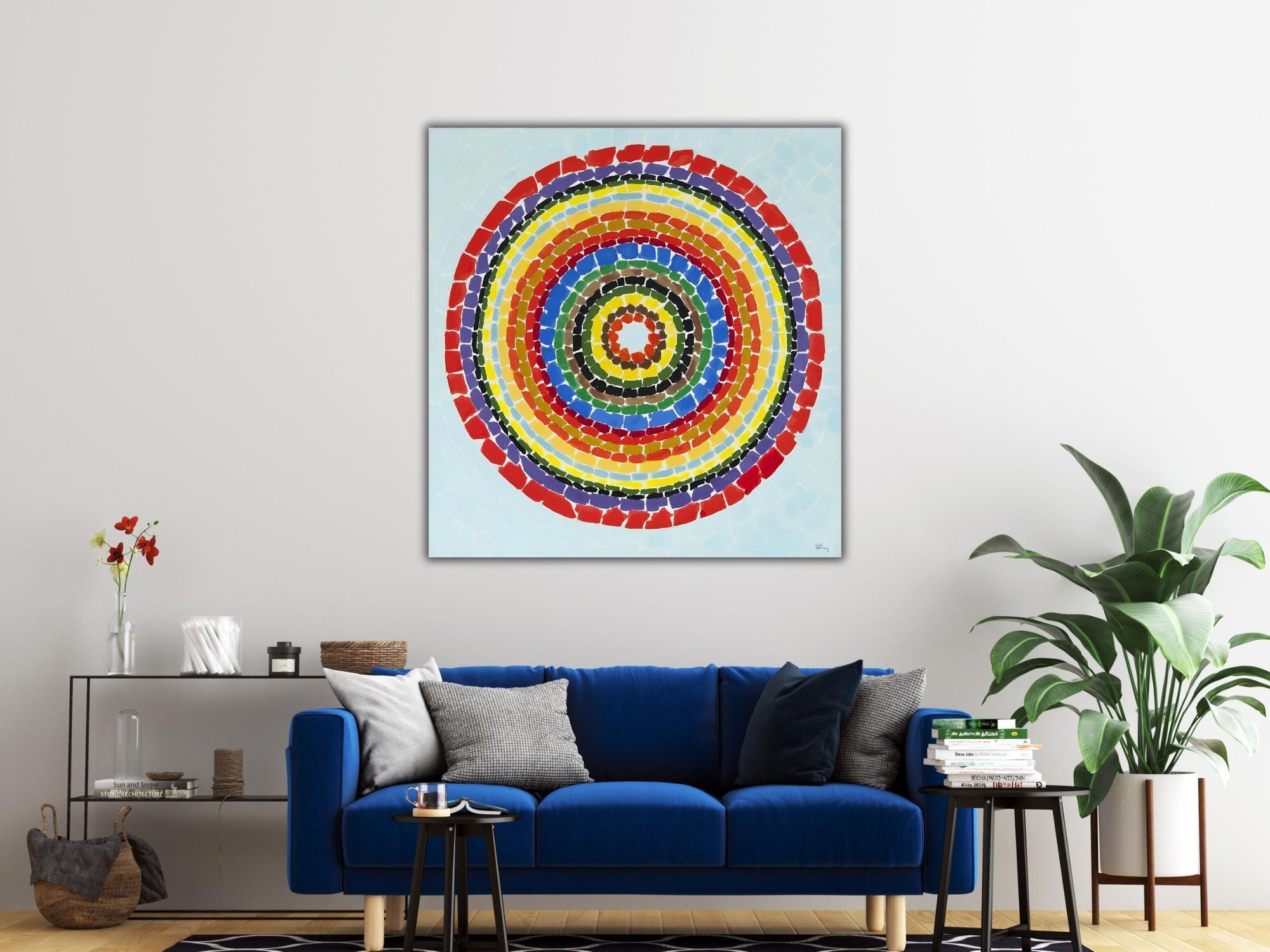 Alma Thomas Canvas Print: Lunar Rendezvous, Abstract Art Poster - Etsy