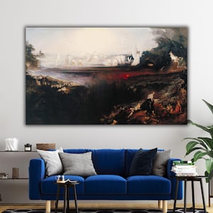 The Last Judgment by John Martin, The Last Judgment Wall Art, John Martin Canvas Print, John Martin&#39;s Canvas Wall Decor, John Martin Artwork