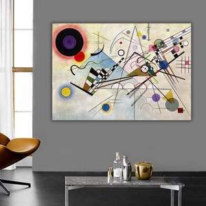 Composition VIII by Kandinsky, Wassily Kandinsky Canvas Art, Kandinsky Poster, Kandinsky Wall Art, Abstract Canvas Prints, Expressionism Art
