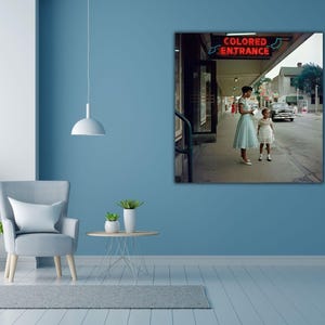 Gordon Parks Canvas Wall Art, Drinking Fountain Black Lives Matter African American, Department Store Segregation in the South Colored