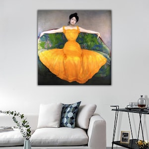 Woman in a Yellow Wall Art, Max Kurzweil Canvas Print, ,Max Kurzweil Wall Decor, Max Kurzweil, Woman in a Yellow, Woman Canvas, Woman Art