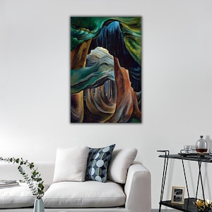 Emily Carr Canvas Print, Forest Columbia reproduction print, Emily Carr Artworks, Emily Carr Art, Emily Carr wall Decor, Modern Canvas Print
