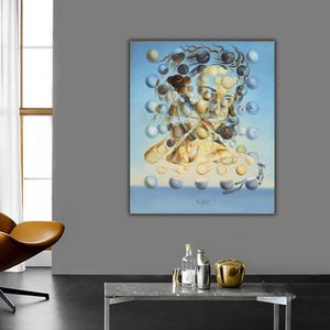 Galatea of the Spheres by Salvador Dali, Salvador Dali Canvas Print, Salvador Dali Paints, Surrealism Art Print, Abstract Expressionism Art