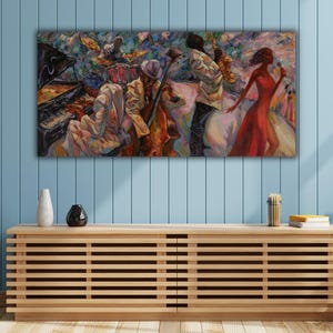 African Music Wall Decor, Jazz Singer Wall Art, African Pianist Canvas Print, Jazz Musician Posters,Jazz Musician Lady Singer Art,Jazz Print