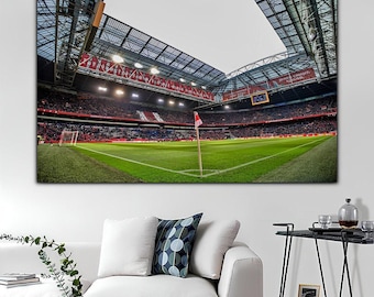 Johan Cruijff Arena Canvas Print: Amsterdam Stadium Wall Art