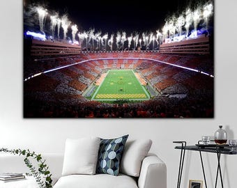 Neyland Stadium Canvas Wall Art: Tennessee Vols Home Decor