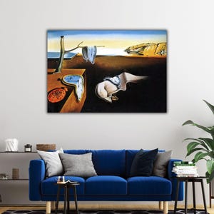 Salvador Dali Canvas Print: The Persistence of Memory, Surrealism Art