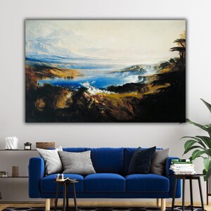 The Plains of Heaven by John Martin, The Plains of Heaven Wall Art, John Martin Canvas Print, John Martin Wall Decor, John Martin Artworks