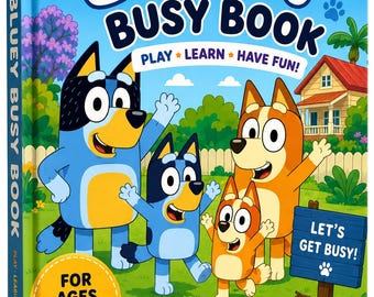 Bluey Busy Book