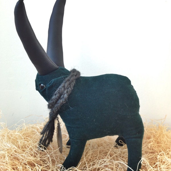 Teacup Demon, OOAK plush