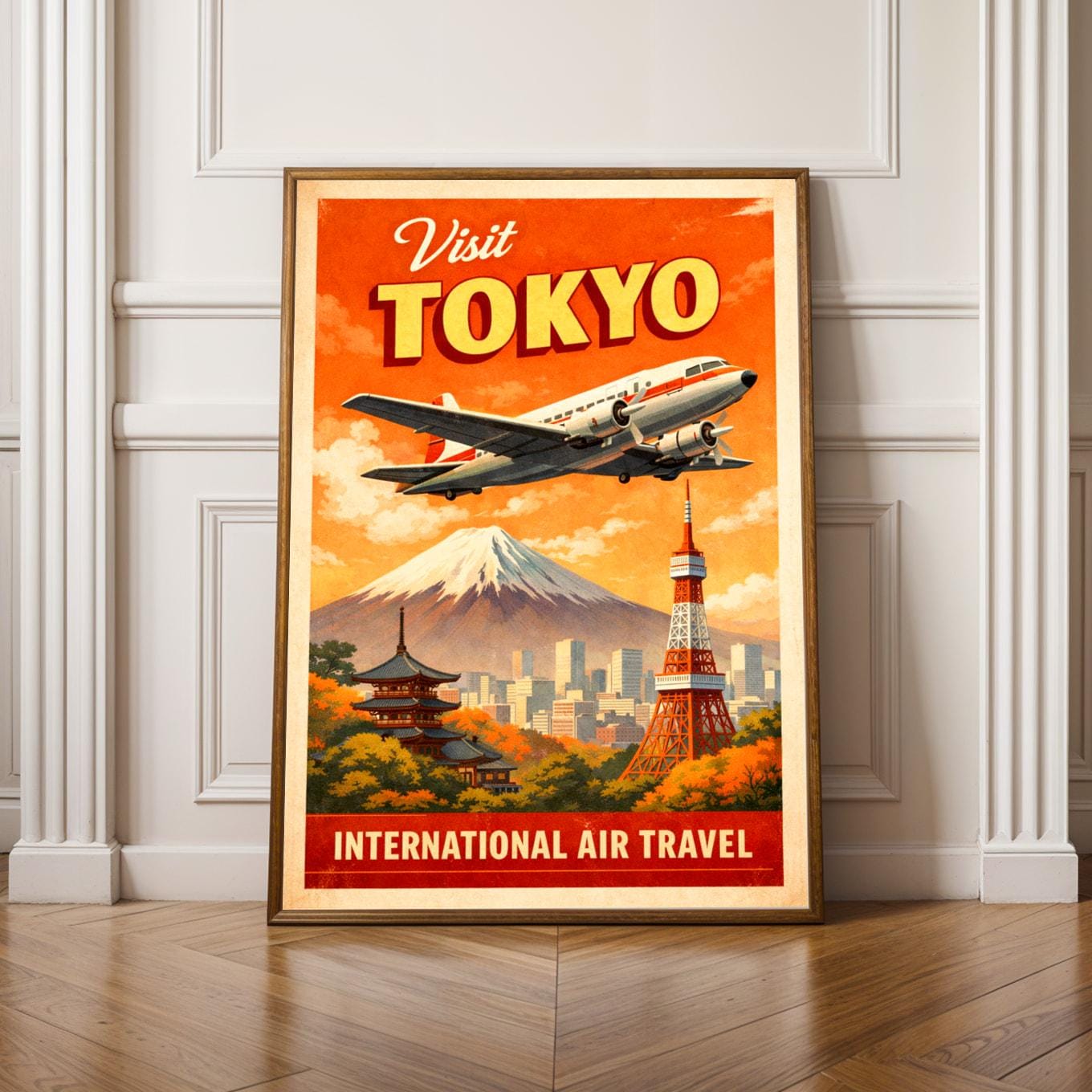 Japan airline poster - Etsy 日本