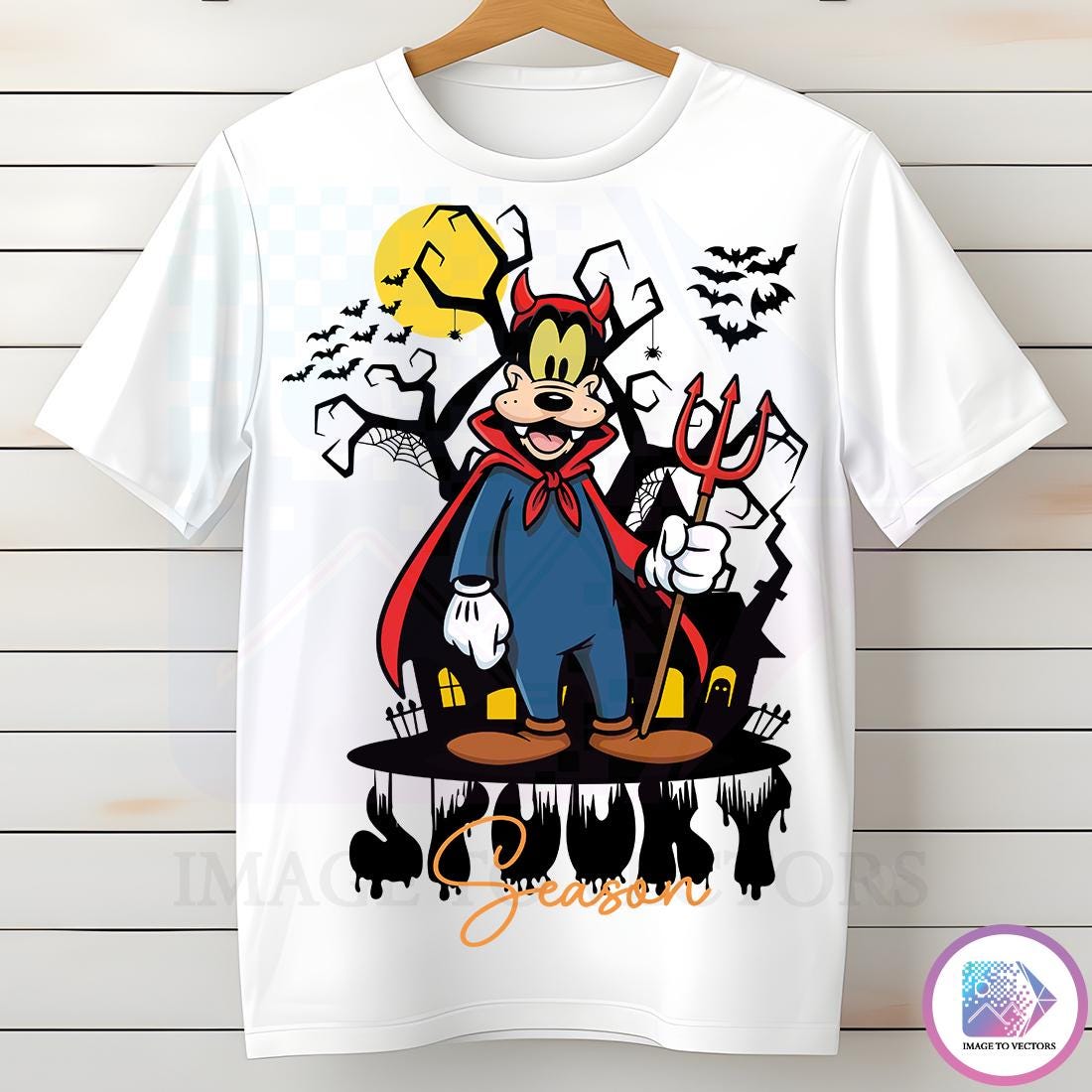 Goofy Halloween Design SVG, PNG | Spooky Season Goofy Gothic Vector SVG ...
