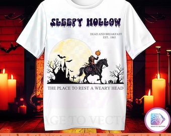 Sleepy Hollow Headless Horseman SVG: Halloween Design Clipart (Digital Download)