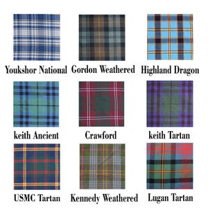 Skotsk kilt med hjorthuvud, handgjord, 10-delad bröllopskilt, traditionell kilt för män, finns i 50+ klan-tartan bild 5