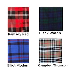 Skotsk kilt med hjorthuvud, handgjord, 10-delad bröllopskilt, traditionell kilt för män, finns i 50+ klan-tartan bild 10