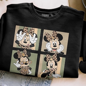 Minnie Safari PNG, Leopard Minnie Bow Design, Disney Wild Animal Kingdom Kunstwerk, Disneyland Familienurlaub Digital Download