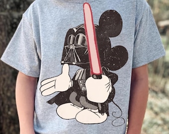 Retro disney mickey star wars darth vader PNG, vintage star wars family trip shirt, disney vacation design PNG