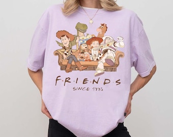 Retro 90s Toy Story PNG, Buzz Woody Jessie Bo Peep Design, Best Friends Trip 1995 Artwork Digital Download