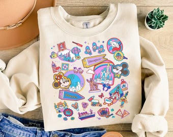 Tokyo Disneyland Disney Sea Mickey Friends, magisch kasteel, Japans parkshirt, Disney-gezinsvakantie png PNGEgg