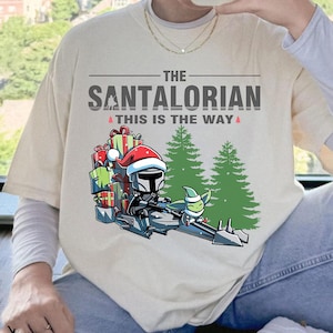 Star Wars The Santalorian This is the wayChristmas Png, Galaxy Wars Christmas Png, Disney Xmas Gift Png, Galaxy&#39;s Edge Holiday Png