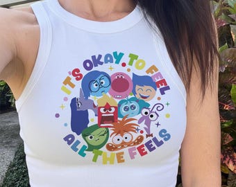 It's Okay To Feel All The Feels PNG, Disney Png, Therapy Png, Teacher Png, Gift for Teacher, BCBA PNG, Speech Therapy Png, Digital Download