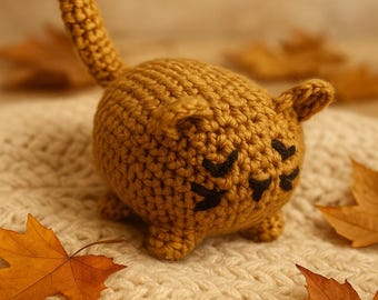 Sleepy Cat Crochet Pattern: Beginner Friendly Amigurumi (PDF Pattern)