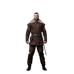 Handmade Viking Warrior Jerkin Costume - Rouge Viking Cowhide  Tunic - Ragnar Viking Tunic - Fantasy Cosplay Costume - Gift for Him