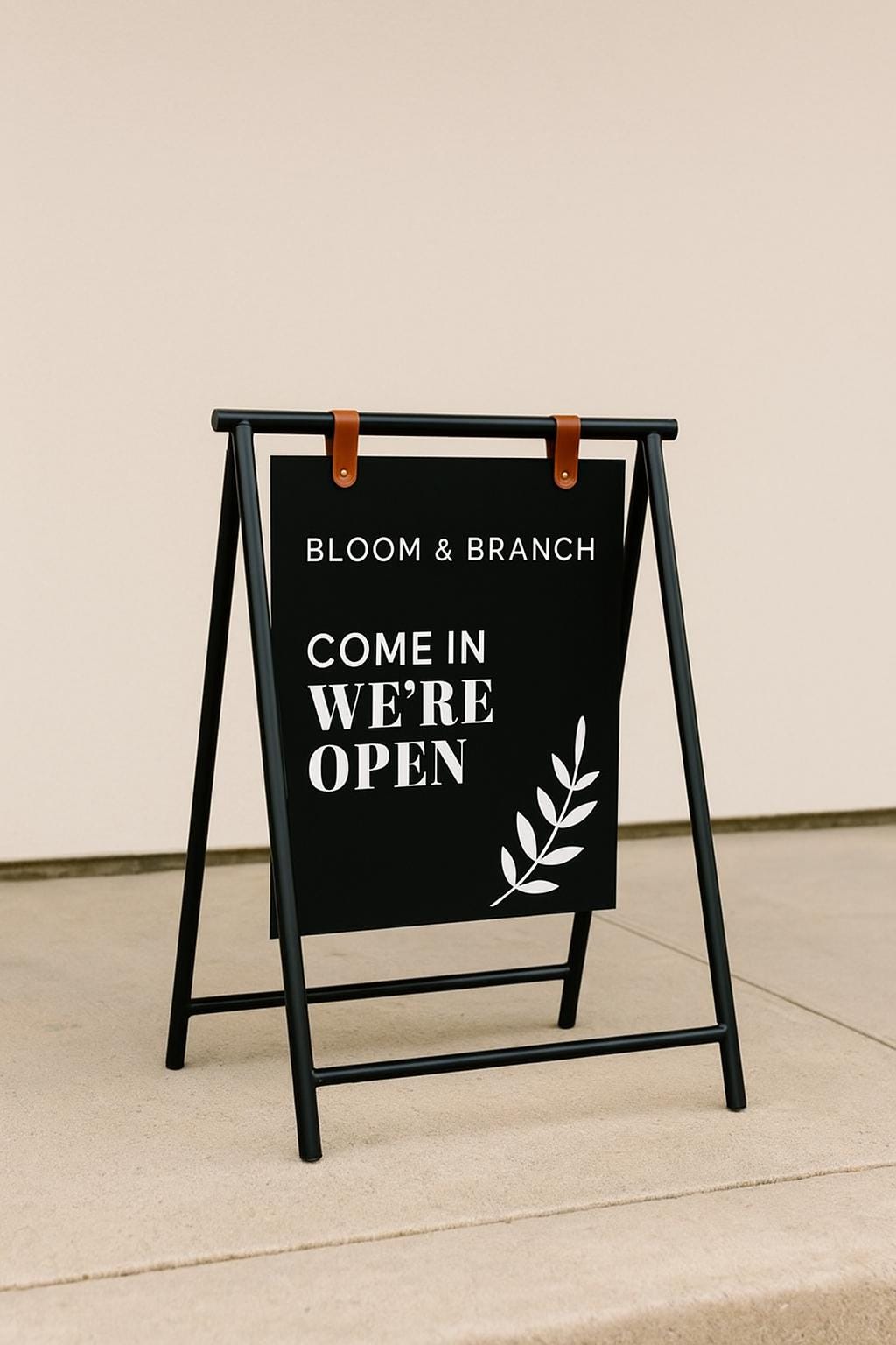 Custom Sidewalk Sign | Double Sided Outdoor Display | Personalized