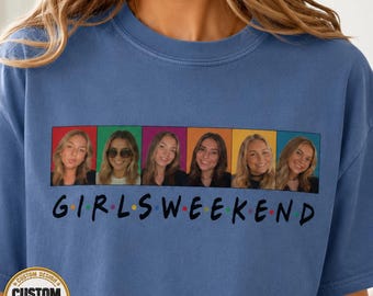 Camiseta personalizada para vacaciones de fin de semana de chicas, camiseta temática de amigas, camiseta para viaje de chicas, camiseta a juego para la familia, camiseta a juego para el equipo