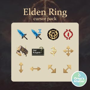 Elden Ring Cursor Pack | Windows Only | Mouse Cursors | Instant Download