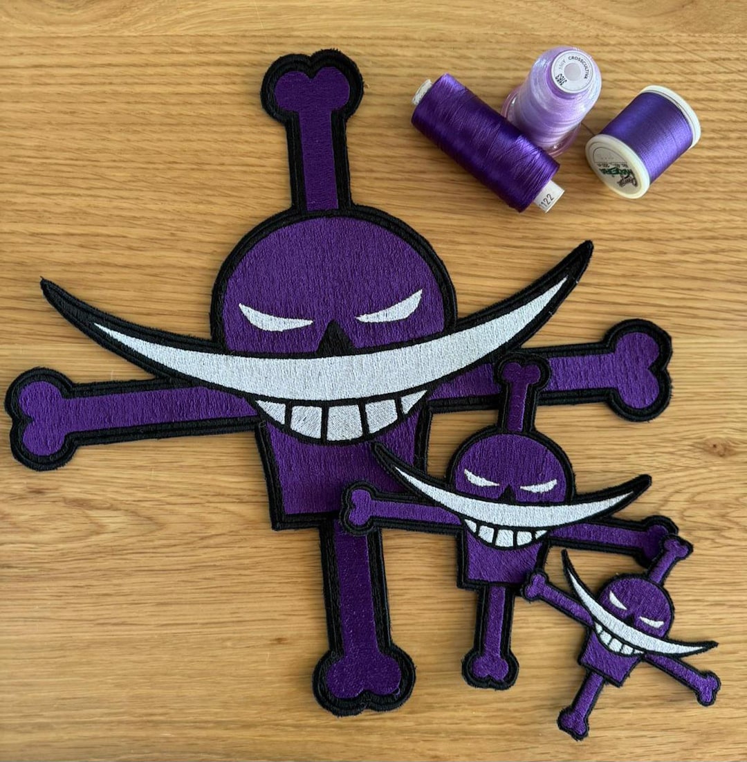 One Piece Whitebeard Patch - Etsy, image size:1080x1101
