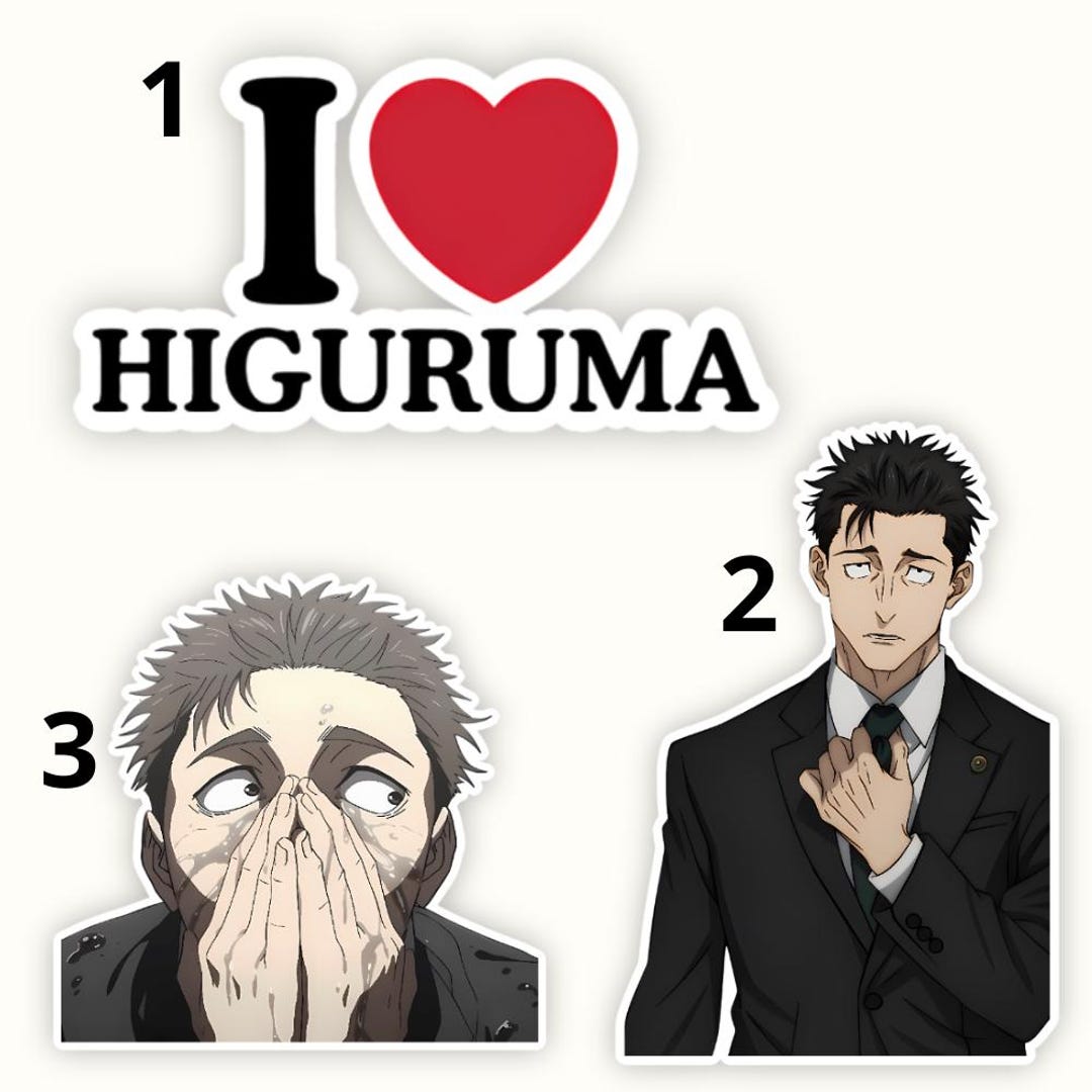 I Love Higuruma Sticker, JJK Anime Stickers - Etsy