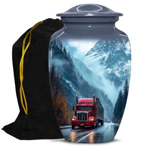 Truck Cremation Urn for Ashes – Memorial Funeral Urns, Adult and Keepsake