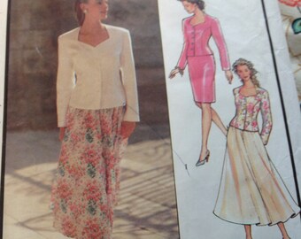 Vintage Style Pattern 1865, Jacket Pattern, Skirt Pattern, Sizes 6 to 18 Pattern, Uncut Patttern