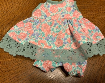 12 Inch Doll Clothes, Handmade  Doll Dress