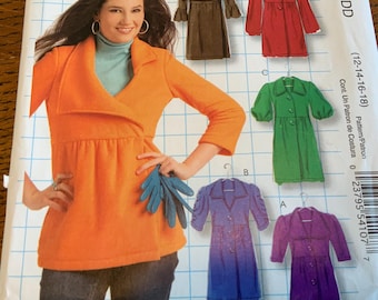 McCalls 259, Misses Jackets and Coats Pattern, Sizes 12 14 16 18, Uncut Pattern, Stretch Knit Only