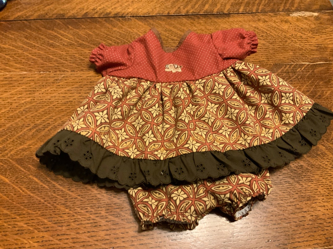 Doll Clothes, 15" Doll Clothes, Handmade 15" Doll Dress, 15" Baby Doll ...