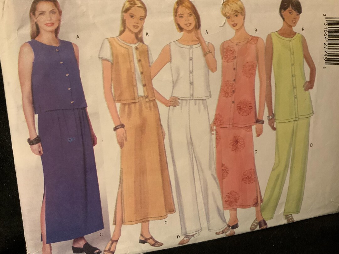 Butterick 5589, Wardrobe Pattern, Sizes 6 8 10, Uncut Easy Sew - Etsy