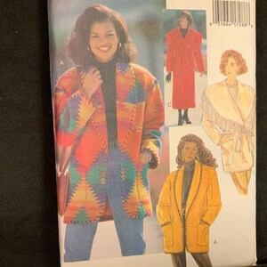 Butterick 3026, Women’s Coat and Jacket Pattern, Sizes 20 22 24, Uncut Easy