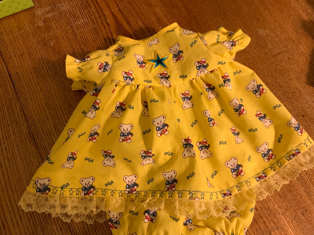 Doll Clothes, 15 Doll Clothes, Handmade 15 Doll Dress, 15 Baby Doll