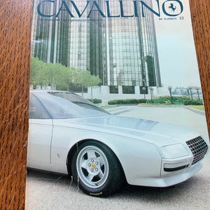 Sports Car Magazine Vintage, Cavallino 1982 #15 Collectible Ferrari , Ferrari Vintage Car Magazine, Original Not Reprint