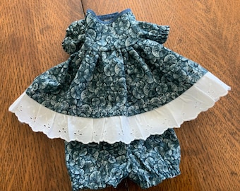Doll Clothes 14”, 14” Doll Clothes, 14”  Baby Doll Handmade Doll Clothes, Preemie or Reborn Doll Clothes, 14” Baby Doll Dress