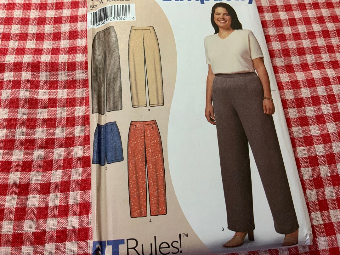 Women’s Pants Pattern, Skirt Pattern, Simplicity 7065, Sizes 36 to 48 1 ...