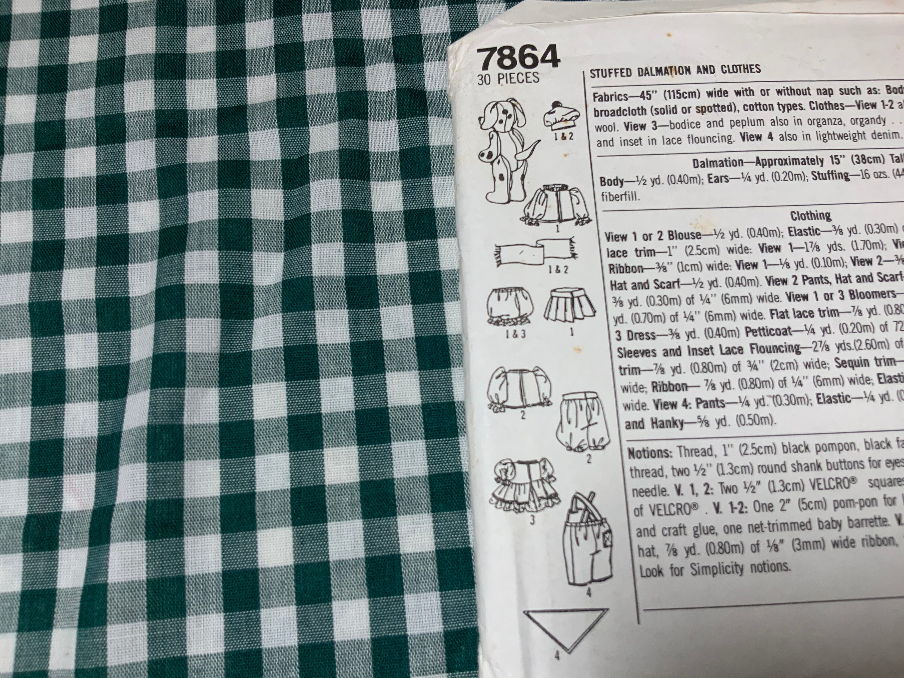 Simplicity Pattern 7864 Stuffed Dog Pattern Stuffed Etsy UK