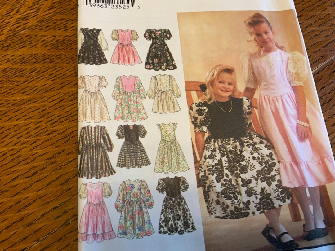 Simplicity 720 Simplicity 8967, Girls Dress Pattern, Sizes 3 4,5,6, Uncut, Varations ...